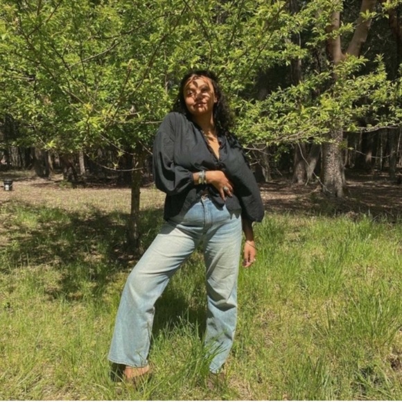 NWT Doen Dronme Jeans Denim In Kim’s Wash Light Straight Leg Plus Sz 36